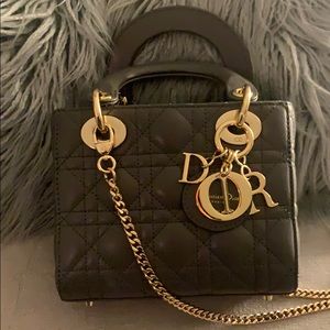 Small look alike CD grey bag